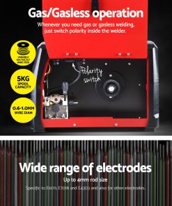 GIANTZ Inverter Welder Machine DC MIG MAG MMA Gas Gasless Welding Portable 300Amp