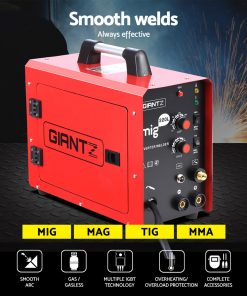 GIANTZ MIG MAG Welding Machine DC Inverter MMA Welder Gas Gasless Portable 220A