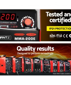 GIANTZ Ultra Portable ARC Inverter Welder MMA Stick DC Welding Machine 200Amp