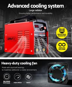 GIANTZ Ultra Portable ARC Inverter Welder MMA Stick DC Welding Machine 200Amp