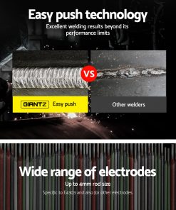 GIANTZ Portable MMA Inverter Welder Stick ARC DC Metal Welding Machine 250Amp