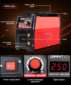 GIANTZ Portable Inverter Welder MMA ARC Stick iGBT DC Welding 10A Plug 250Amp