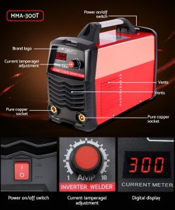 GIANTZ Inverter Welder Portable MMA ARC Stick iGBT DC Metal Welding 300Amp