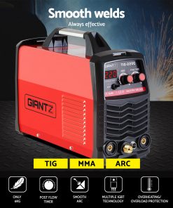 GIANTZ TIG Inverter Welder Portable MMA ARC Stick DC Gas Welding Machine 220Amp