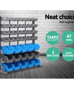 Giantz 47 Bin Storage Shelving Rack