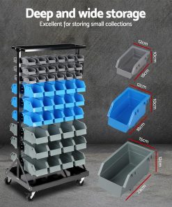 Giantz 90 Bin Storage Rack Stand