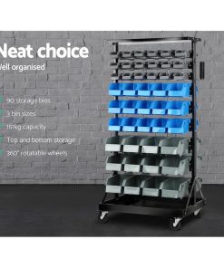 Giantz 90 Bin Storage Rack Stand