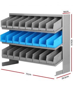 Giantz 24 Bin Storage Shelving Rack