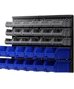 Giantz 30 Bin Wall Mounted Rack Storage Organiser