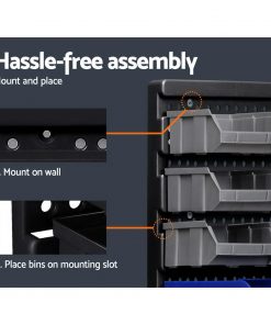 Giantz 30 Bin Wall Mounted Rack Storage Organiser