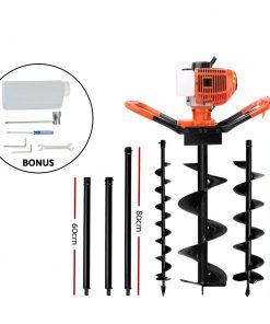 Giantz 75CC Petrol Post Hole Digger Drill