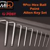 9pcs LONG Arm Allen Keys Set Metric Ball End Driver Hex Allan Allen Kit 9pcs LONG Arm Allen Keys Set Metric Ball End Driver Hex Allan Allen Kit