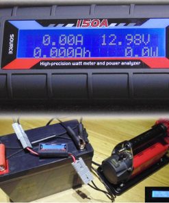 150A Watt Meter Power Analyzer Digital LCD Solar Volt Amp Anderson Style Plug AU