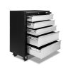 Giantz 5 Drawer Mechanic Tool Box Storage Trolley – Black & Grey Giantz 5 Drawer Mechanic Tool Box Storage Trolley – Black & Grey