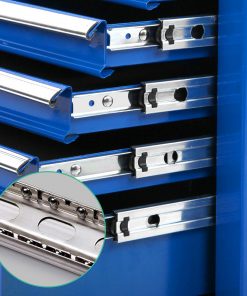 Giantz 5 Drawer Mechanic Tool Box Storage Trolley - Blue