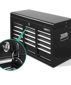 Giantz 9 Drawer Mechanic Tool Box Storage - Black