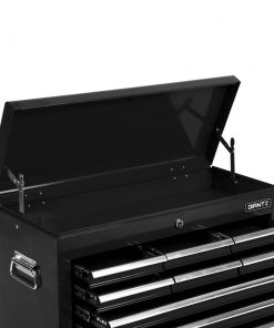 Giantz 9 Drawer Mechanic Tool Box Storage - Black