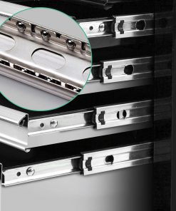 Giantz 9 Drawer Mechanic Tool Box Storage - Black & Grey