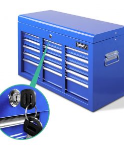 Giantz 9 Drawer Mechanic Tool Box Storage - Blue