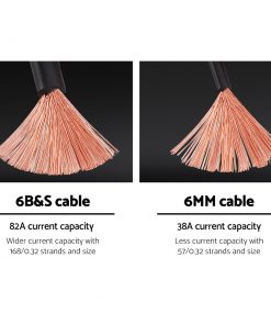 Twin Core Wire Electrical Automotive Cable 2 Sheath 450V 10M 6B&S