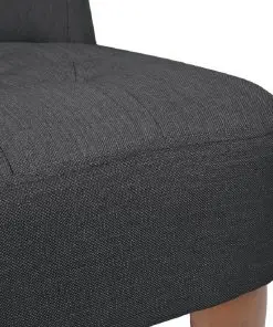 vidaXL French Chair Grey Fabric