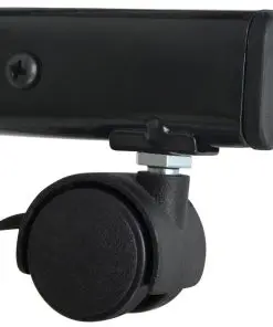 vidaXL Magazine Rack 47.5x43x133 cm Black A4