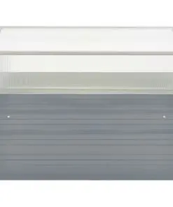 vidaXL Greenhouse 100x100x85 cm Galvanised Steel Grey