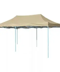 vidaXL Foldable Tent Pop-Up 3×6 m Cream White