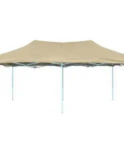 vidaXL Foldable Tent Pop-Up 3×6 m Cream White