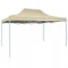 vidaXL Foldable Tent Pop-Up 3×4.5 m Cream White