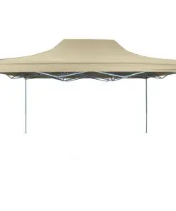 vidaXL Foldable Tent Pop-Up 3×4.5 m Cream White