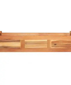 vidaXL Garden Planter Acacia Wood 100x30x25 cm