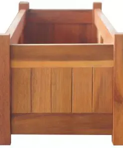 vidaXL Garden Planter Acacia Wood 100x30x25 cm