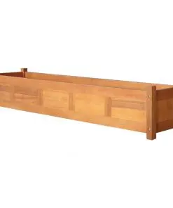 vidaXL Garden Raised Bed Acacia Wood 150x30x25 cm