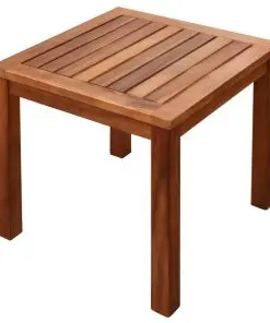 vidaXL 9 Piece Outdoor Dining Set with Cushions Solid Acacia Wood