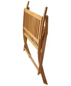 vidaXL Folding Garden Bench 120 cm Solid Acacia Wood