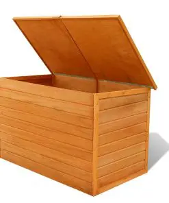 vidaXL Garden Storage Box 126x72x72 cm Wood