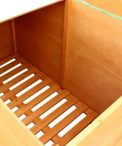 vidaXL Garden Storage Box 126x72x72 cm Wood