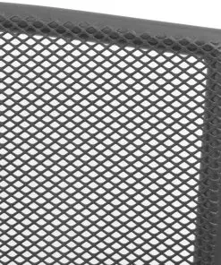 vidaXL 3 Piece Bistro Set Steel Anthracite