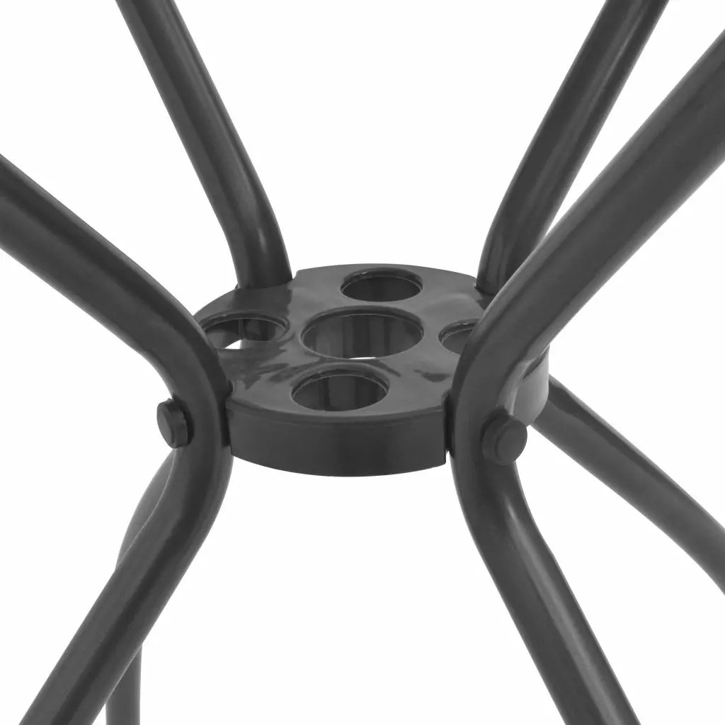 vidaXL Bistro Table 60x60x70 cm Steel Mesh