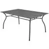 vidaXL Garden Table 150x90x72 cm Steel Mesh vidaXL Garden Table 150x90x72 cm Steel Mesh