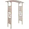 vidaXL Rose Arch Bamboo 145x40x187 cm