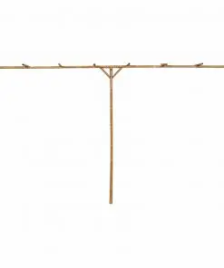 vidaXL Pergola Bamboo 385x40x205 cm