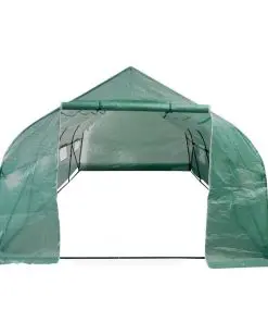 vidaXL Portable Polytunnel Greenhouse Steel Frame Walk-in 18 m²