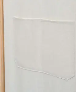 vidaXL 3-Panel Room Divider Cream 120x170x4 cm Fabric