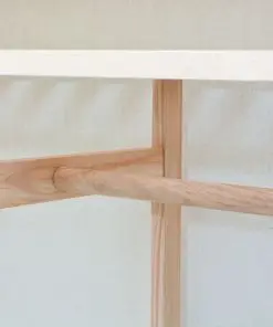 vidaXL Wardrobe Fabric and Pinewood 110x40x170 cm