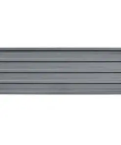 vidaXL Roof Panels 12 pcs Galvanised Steel Grey