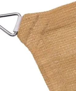 vidaXL Sunshade Sail HDPE Square 2×2 m Beige