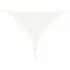 vidaXL Sunshade Sail HDPE Triangular 3.6×3.6×3.6 m White