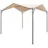 vidaXL Gazebo Pavilion Tent Canopy 4×4 m Steel Beige